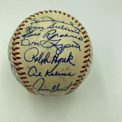 Prekrasna 1963. All Star Game potpisala bejzbol Nellie Fox Carl Yastrzemski JSA CoA - Autografirani bejzbol