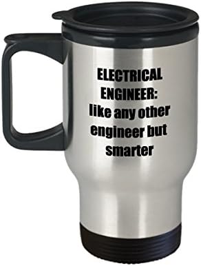 Putnička šalica inženjera elektrotehnike - smiješna sarkastična toplinska izolirana inženjerska kava s nehrđajućim čelikom poklon