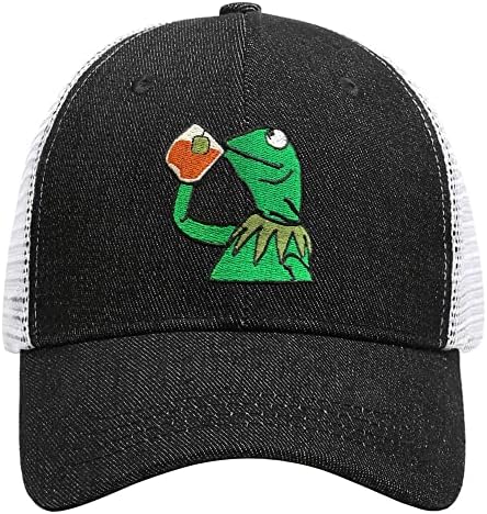 Singwe smiješna žaba pijuckajući čaj šešir anime kerrmit bejzbol kapice kamion šešir tata šeširi za muškarce žene žene