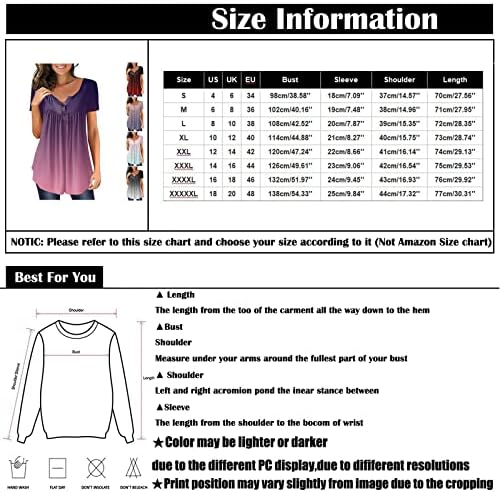 Ženske blagdanske bluze 2023 ovratnik s kratkim rukavima TEE TEE TIEDED RADNI TENK TOP za žene