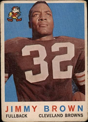 1959. Topps 10 Jim Brown Cleveland Browns-FB Fair Browns-FB Syracuse