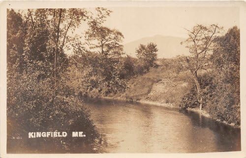 Kingfield, Maine razgledna razglednica