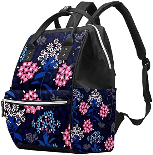 Cvjetni cvjetni ruksak vrećica pelena za žene, torbe za laptop za putničke torbe za muškarce školske torbe