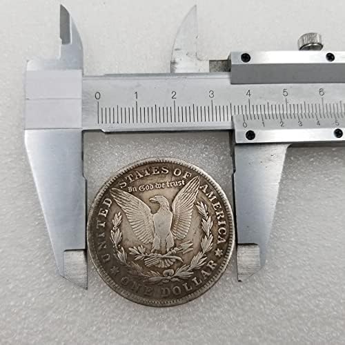 Antikni zanat 1902 P BRASS SILL PLATED MORGAN SILLURNI DOLLAR Old Silver Dollar Strani srebrni dolar Antique
