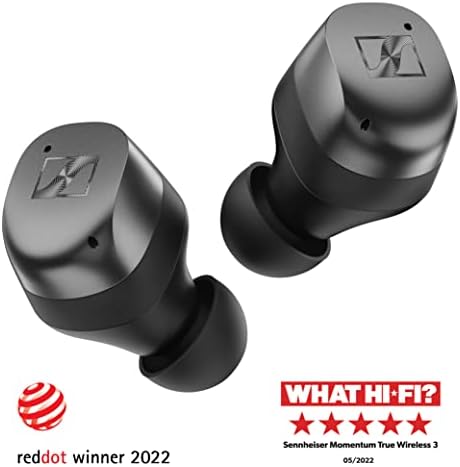 Sennheiser Momentum True Wireless 3 Earbuds -Bluetooth slušalice za glazbu i pozive s ANC -om, višestrukim povezivanjem, IPX4, Qi punjenjem,