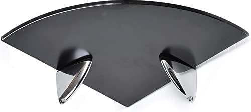 DVTEL akrilna prozirna polica u obliku ventilatora, trokutasta polica, laminat od pleksiglasa, kut za kupaonicu pogodan za kupaonicu
