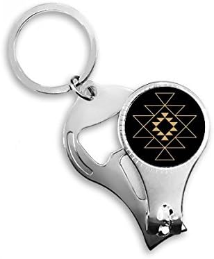 Trokutni totem geometrija simbol nokte za nokat ring ring lanac za otvarač boca za bočicu