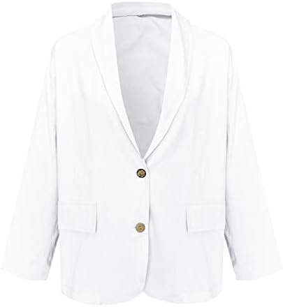 Žene modno čvrsto otvoreno prednje džepne odijelo dugih rukava Blazers Gumb Posteljina Outlowswear kaput Svečana haljina za žene za