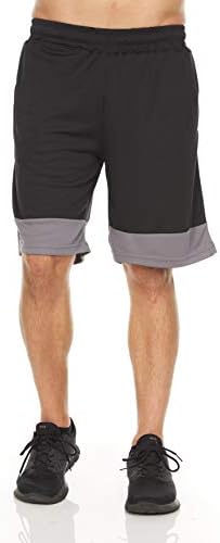 Muške košarkaške kratke hlače za muškarce, Muške kratke hlače za sportski trening s džepovima i unutarnjim vezicama