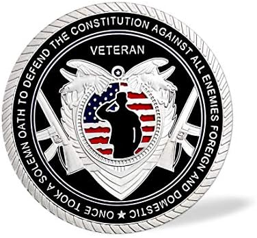 Američki vojni novčić veteran izazov za zakletvu vojnika vojnika