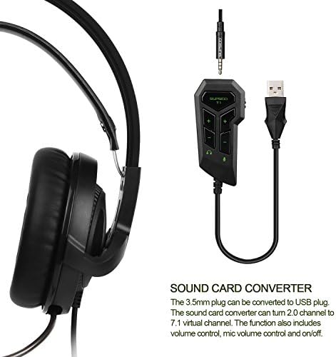 [Ažurirano 2017.] Multiplatformske Slušalice za igranje 9810 s 3,5 mm priključkom za mikrofon, integriranom kontrolom glasnoće, Slušalice