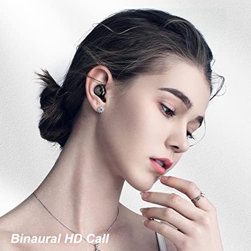 Kamon M32a True bežični uši Bluetooth 5.1 Slušalice Upravljanje dodirom IPX7 Vodootporna stereo slušalica zaslon i TWS u udjelu ugrađenih