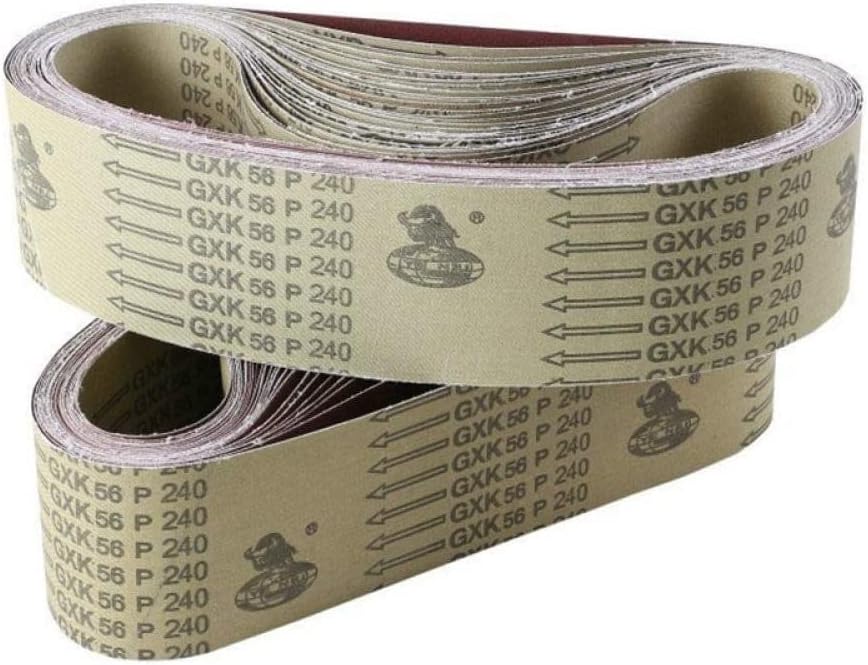 Abrazivni pojas pješčanog pojasa 10pcs 610 * 75 mm abrazivni pojas zaslon za brušenje pojasa Poljski papir 40 do 600 pojas pojasa pojas