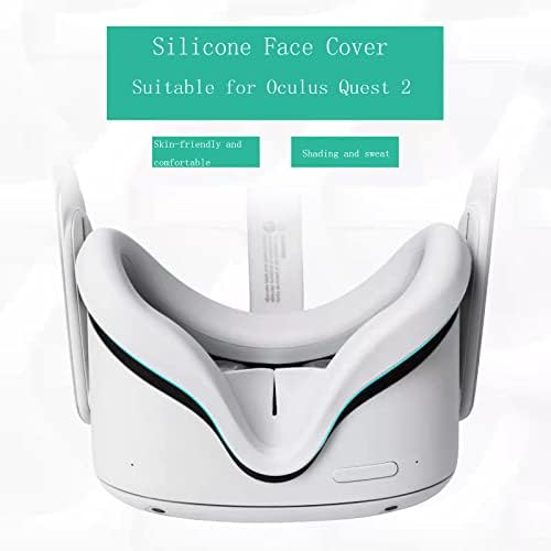Silikonski poklopac oči za oči za Oculus Quest 2 Jastuk za lice poklopac za zaštitu od znoja lakooporan VR pribor