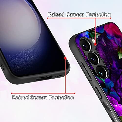 Tnarru za Samsung Galaxy S23 plus uzorak leptira za slučaj, zaštitni poklopac otporan na šok za Samsung S23 Plus Case 5G Višebojan