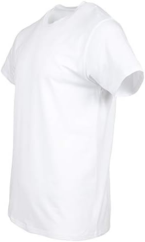 Gildan muški pamučni rastezljivi majice, višestruki blagajne, artikal bijele, malene